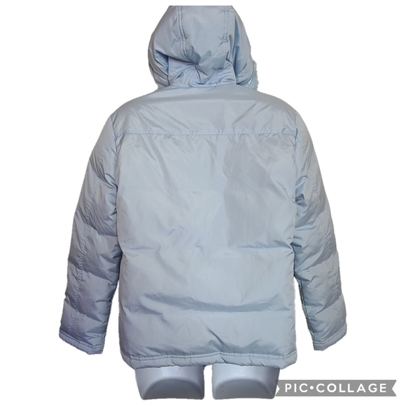Paris Blues Down/Feather Insulated Hooded Jacket Sz M - Picture 7 of 12